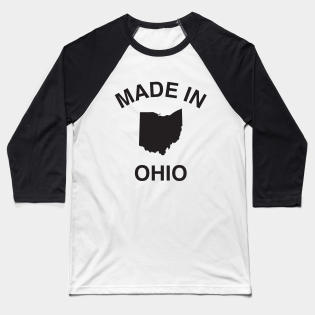 Made in Ohio Baseball T-Shirt by elskepress